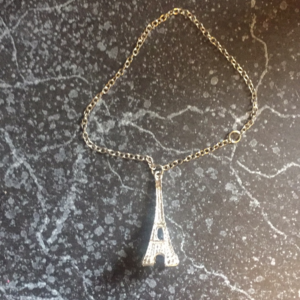 Eiffel Tower Bracelet Silver Tone